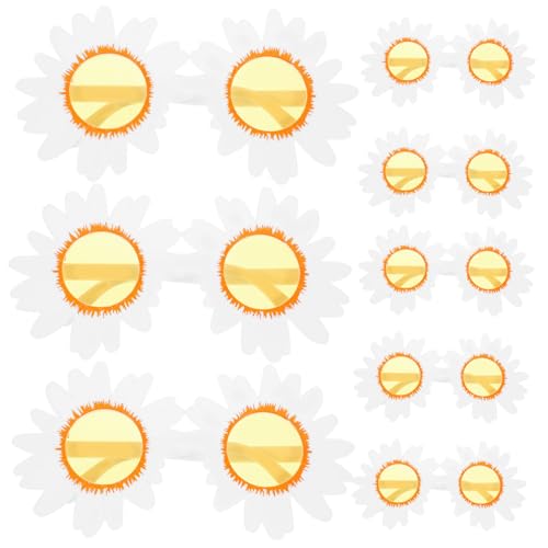 BAZEITFLOW 8 Stück Teiliges Sonnenblumenbrillen für Leichte Kunststoff Partybrillen mit Gelben Gläsern Modische Fotorequisiten für Strand Pool Geburtstag und Familienfeiern BAZEITFLOW 8 Stück Teiliges Sonnenblumenbrillen für Leichte Kunststoff Partybrillen mit Gelben Gläsern Modische Fotorequisiten für Strand Pool Geburtstag und Familienfeiern von BAZEITFLOW