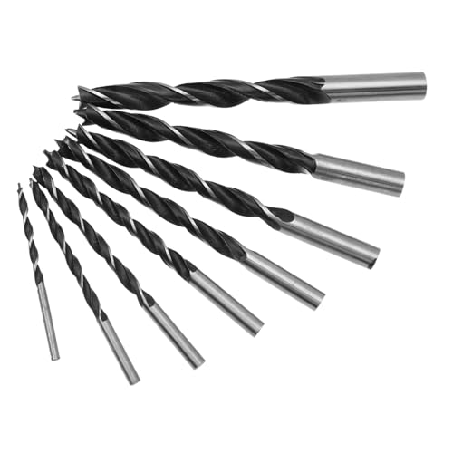 BAZEITFLOW 8Stücke Bohrer Set Teilig Präzise Holzspiralbohrer für Verschiedene Materialien für Heimwerker und Professionelle Anwendungen Langlebig und Tragbar BAZEITFLOW 8Stücke Bohrer Set Teilig Präzise Holzspiralbohrer für Verschiedene Materialien für Heimwerker und Professionelle Anwendungen Langlebig und Tragbar von BAZEITFLOW