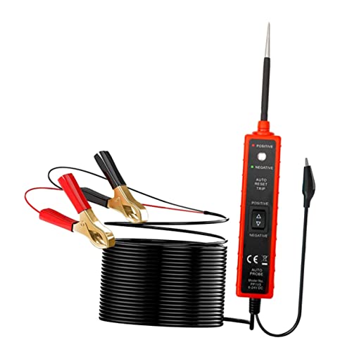 BAZEITFLOW Automobile Schaltkreis Tester mit Alligator Klemmen Hochsensitiver Elektrischer Tester für Fahrzeugdiagnose Kurzschlussverfolgung und Erdungskontaktprüfung BAZEITFLOW Automobile Schaltkreis Tester mit Alligator Klemmen Hochsensitiver Elektrischer Tester für Fahrzeugdiagnose Kurzschlussverfolgung und Erdungskontaktprüfung von BAZEITFLOW