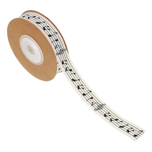 BAZEITFLOW Baumwollband mit Musiknoten Geschenkband für DIY Basteln und Verpackung Originelles Notenband für Musiker Schleifen Dekorationen Geschenkverpackung BAZEITFLOW Baumwollband mit Musiknoten Geschenkband für DIY Basteln und Verpackung Originelles Notenband für Musiker Schleifen Dekorationen Geschenkverpackung von BAZEITFLOW