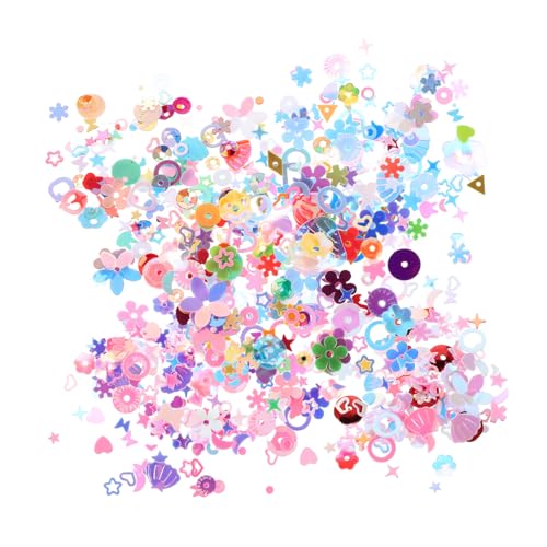 BAZEITFLOW Bunte Glitzer Pailletten Mix für DIY Basteln Lose Pailletten in Verschiedenen Formen Langlebig und Reflektierend für Schmuck Nähen Kleidung Haaraccessoires und Partydekorationen BAZEITFLOW Bunte Glitzer Pailletten Mix für DIY Basteln Lose Pailletten in Verschiedenen Formen Langlebig und Reflektierend für Schmuck Nähen Kleidung Haaraccessoires und Partydekorationen von BAZEITFLOW