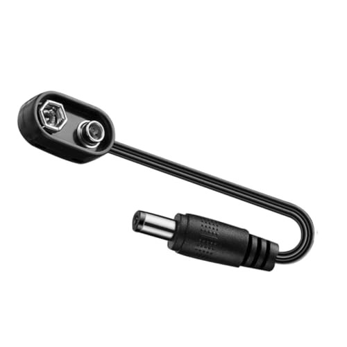 BAZEITFLOW Dc Stromkabel für Gitarreneffekte mit Externem Batterieclip USB Ladeanschluss Kompatibel für Effektpedale und Vielseitige Musikinstrumente Tragbare Stromversorgungslösung für BAZEITFLOW Dc Stromkabel für Gitarreneffekte mit Externem Batterieclip USB Ladeanschluss Kompatibel für Effektpedale und Vielseitige Musikinstrumente Tragbare Stromversorgungslösung für von BAZEITFLOW