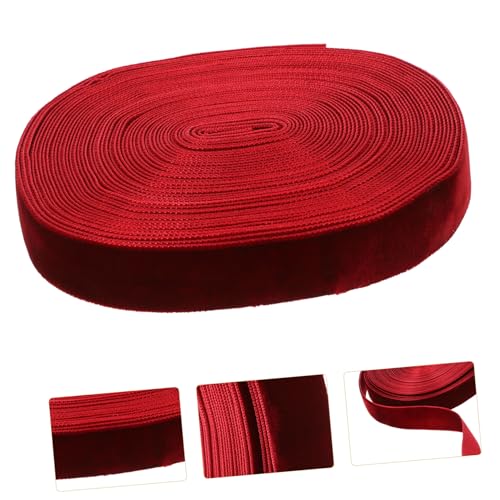 BAZEITFLOW Deko Geschenkband Breit Lang Samt Geschenkband Dunkelrot DIY Schleifenband für Geschenkverpackung Basteln Partydeko Verschleißfest und Einfach Zuschneidbar BAZEITFLOW Deko Geschenkband Breit Lang Samt Geschenkband Dunkelrot DIY Schleifenband für Geschenkverpackung Basteln Partydeko Verschleißfest und Einfach Zuschneidbar von BAZEITFLOW