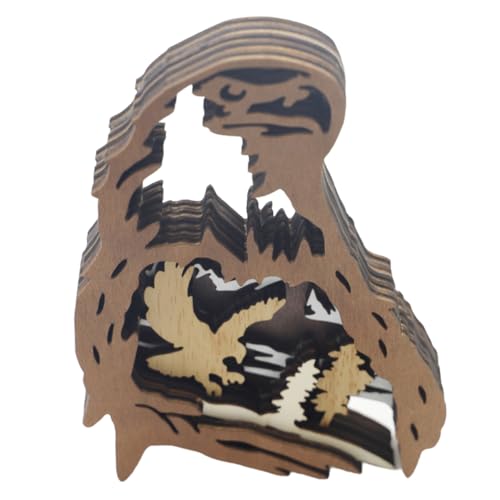 BAZEITFLOW Dekoration Aus Holz Mehrschichtiger Tischdekor Hölzernes Vogel Ornament Für Schlafzimmer Und Büro Kunstvolle Vogelskulptur Stilvolle Schreibtischdekoration BAZEITFLOW Dekoration Aus Holz Mehrschichtiger Tischdekor Hölzernes Vogel Ornament Für Schlafzimmer Und Büro Kunstvolle Vogelskulptur Stilvolle Schreibtischdekoration von BAZEITFLOW