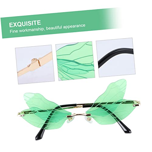 BAZEITFLOW Dekorative Dragonfly Wings Partybrille Grün Einzigartige Foto Requisite Für Damen Herren Karneval Kostüm Accessoire BAZEITFLOW Dekorative Dragonfly Wings Partybrille Grün Einzigartige Foto Requisite Für Damen Herren Karneval Kostüm Accessoire von BAZEITFLOW