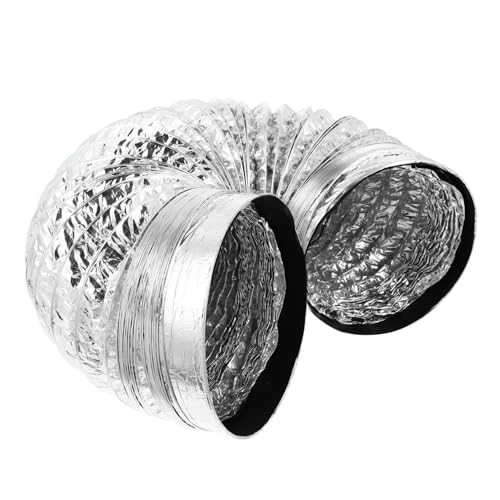 BAZEITFLOW Doppelwandiger Aluminiumfolie Abluftschlauch Flexibler Vent Rohr für Küchenabzug Dunstabzugshaube Leichtes Reißfestes Luftrohr Einfache Montage Langlebig und Auslaufsicher BAZEITFLOW Doppelwandiger Aluminiumfolie Abluftschlauch Flexibler Vent Rohr für Küchenabzug Dunstabzugshaube Leichtes Reißfestes Luftrohr Einfache Montage Langlebig und Auslaufsicher von BAZEITFLOW