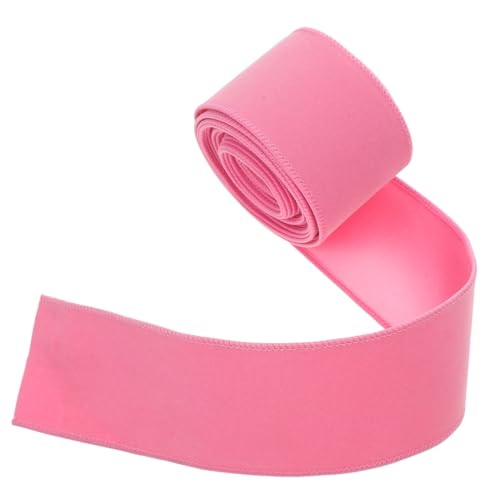 BAZEITFLOW Drahtkanten Schleifenband Breit Polyester Geschenkband Rosa für DIY Bastelprojekte Hochzeit Weihnachtsdeko Handgefertigte Schleifen und Blumenarrangements von BAZEITFLOW