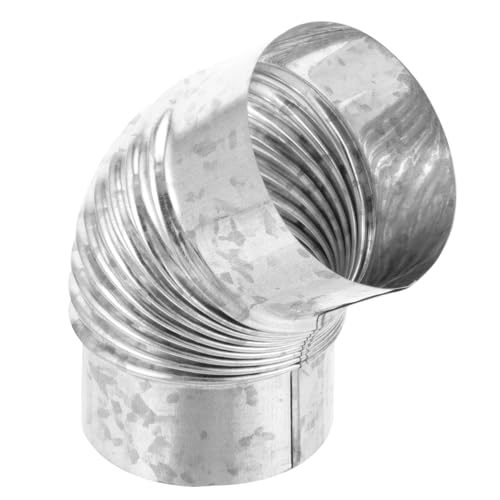 BAZEITFLOW Edelstahl Ofenrohr Bogen Kaminrohr Anschluss Verzinkt Spiralförmiges Abgasrohr für Holzofen Rauchrohr Verlängerung Außeneinsatz Langlebig und Rostfrei BAZEITFLOW Edelstahl Ofenrohr Bogen Kaminrohr Anschluss Verzinkt Spiralförmiges Abgasrohr für Holzofen Rauchrohr Verlängerung Außeneinsatz Langlebig und Rostfrei von BAZEITFLOW