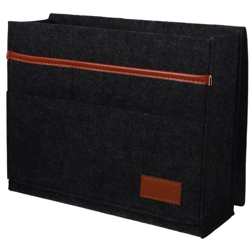 BAZEITFLOW Filz Betttasche zum Einhängen Vielseitiger Bedside Organizer mit Multi Fächern Dunkelgraue Aufbewahrungstasche für Bücher Tablet und Kleinteile Langlebig und Platzsparend für BAZEITFLOW Filz Betttasche zum Einhängen Vielseitiger Bedside Organizer mit Multi Fächern Dunkelgraue Aufbewahrungstasche für Bücher Tablet und Kleinteile Langlebig und Platzsparend für von BAZEITFLOW