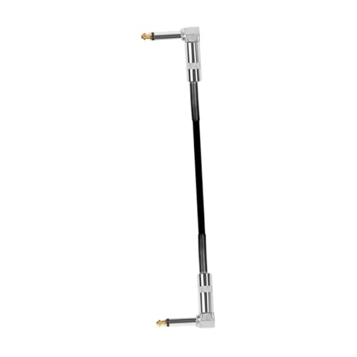BAZEITFLOW Gitarrenpedalkabel mit Rauschunterdrückung Effektkabel für Gitarre und Musikgeräte Kompakt Zuverlässiges Patchkabel für Musiker von BAZEITFLOW