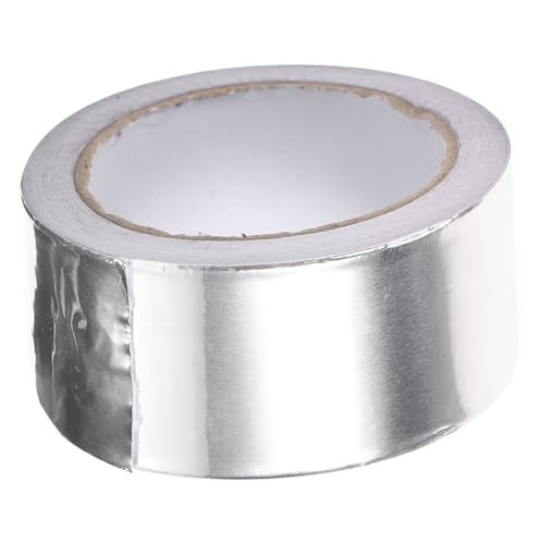 BAZEITFLOW Hochtemperaturbeständiges Alufolien Reparaturband Wasserdichtes Dichtungsband Flexibel für Heizungsrohre Töpfe Eimer und Rohre Reparatur Klebeband von BAZEITFLOW