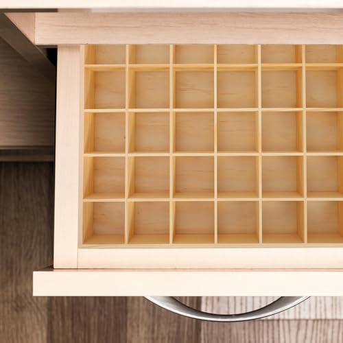BAZEITFLOW Holz Schmuck Organizer mit Fächern Schmuckaufbewahrung für Armbänder Halsketten und Schlüssel Offenes Fach für Kommoden Langlebiges Modernes Design Platzsparend und Vielseitig von BAZEITFLOW