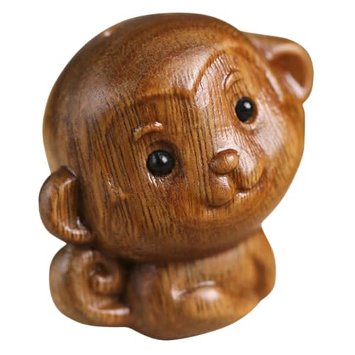 BAZEITFLOW Holzfigur AFFE Anhänger mit Feiner Handwerkskunst Multifunktional als Schlüsselanhänger Desktop Dekor und Taschenanhänger aus Grünem Sandelholz Gefertigt für Familie und Freunde BAZEITFLOW Holzfigur AFFE Anhänger mit Feiner Handwerkskunst Multifunktional als Schlüsselanhänger Desktop Dekor und Taschenanhänger aus Grünem Sandelholz Gefertigt für Familie und Freunde von BAZEITFLOW