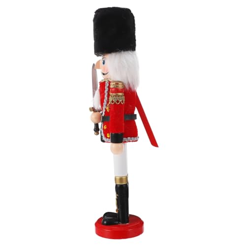 BAZEITFLOW Holzfigur Nutcracker Deko Handbemalt Soldat Tischdekoration Cartoon Holzpuppe für Kinderzimmer Bar Festliche Wohnaccessoires BAZEITFLOW Holzfigur Nutcracker Deko Handbemalt Soldat Tischdekoration Cartoon Holzpuppe für Kinderzimmer Bar Festliche Wohnaccessoires von BAZEITFLOW