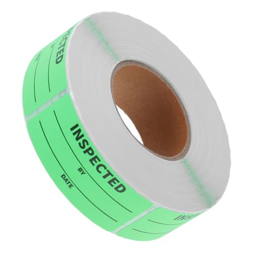 BAZEITFLOW Inventory Labels Rolle Selbstklebend Lagerverwaltung Aufkleber Haftetiketten für Versand und Lager Zeitsparend Leicht Lesbar Zuverlässiger Halt von BAZEITFLOW