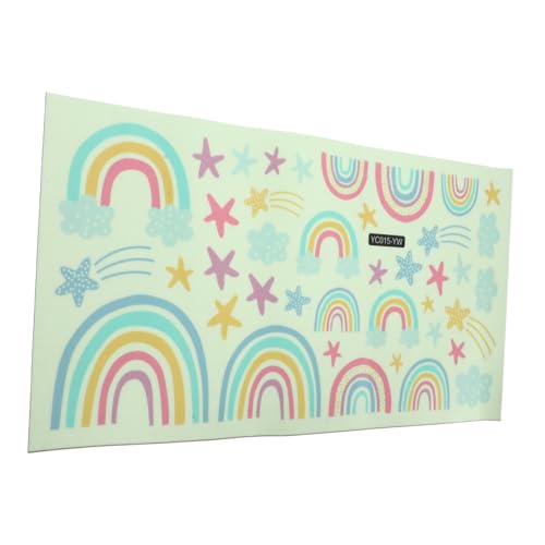 BAZEITFLOW Leuchtende Regenbogen Wandtattoos Kinderzimmer Wanddeko Selbstklebende Nachtleuchtende Sterne Wolken Aufkleber Für Mädchen Jungen Schlafzimmer Dekoration BAZEITFLOW Leuchtende Regenbogen Wandtattoos Kinderzimmer Wanddeko Selbstklebende Nachtleuchtende Sterne Wolken Aufkleber Für Mädchen Jungen Schlafzimmer Dekoration von BAZEITFLOW