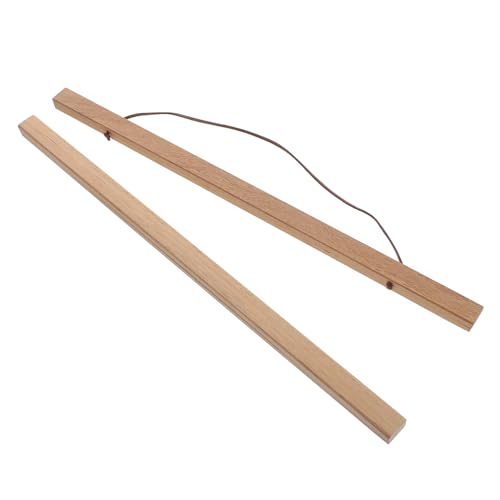 BAZEITFLOW Magnetischer Bilderrahmen aus Premium Holz Magnetische Posterleiste zum Einfachen Aufhängen von Malerei Scroll und Kalenderbildern Stabiles DIY Hängeset für Dekorative von BAZEITFLOW