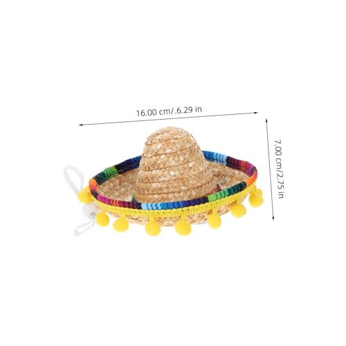BAZEITFLOW Mini Mexikanischer Sombrero Hut für Mädchen und Haustiere Handgefertigt Farbenfroh Festlich für Geburtstage Hochzeiten und Mexikanische Kostüme BAZEITFLOW Mini Mexikanischer Sombrero Hut für Mädchen und Haustiere Handgefertigt Farbenfroh Festlich für Geburtstage Hochzeiten und Mexikanische Kostüme von BAZEITFLOW