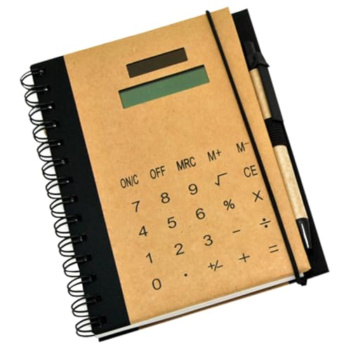 BAZEITFLOW Multifunktionaler Notizblock mit Großem Solar Taschenrechner Schreibblock für Business und Reisen Praktisches Notizheft und Kreatives Schreibheft für Schüler und Bürogebrauch BAZEITFLOW Multifunktionaler Notizblock mit Großem Solar Taschenrechner Schreibblock für Business und Reisen Praktisches Notizheft und Kreatives Schreibheft für Schüler und Bürogebrauch von BAZEITFLOW
