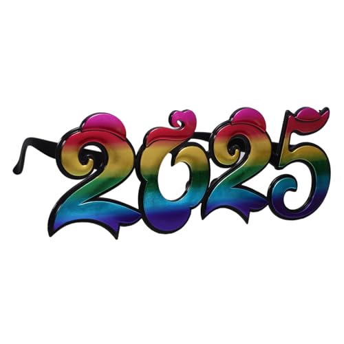 BAZEITFLOW Neujahrsbrille Partybrille Spaßige Fotorequisite Leichtes Design für Silvester Feier und Festliche Dekoration BAZEITFLOW Neujahrsbrille Partybrille Spaßige Fotorequisite Leichtes Design für Silvester Feier und Festliche Dekoration von BAZEITFLOW