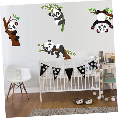 BAZEITFLOW PVC Tier Panda Wandsticker Selbstklebend Kinderzimmer Wanddeko Abziehbar ohne Rückstände Sicherer PVC Aufkleber für Glatte Wände Fenster Fliesen Wohnzimmer Deko BAZEITFLOW PVC Tier Panda Wandsticker Selbstklebend Kinderzimmer Wanddeko Abziehbar ohne Rückstände Sicherer PVC Aufkleber für Glatte Wände Fenster Fliesen Wohnzimmer Deko von BAZEITFLOW