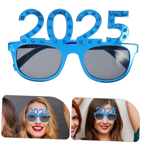 BAZEITFLOW Party Brille mit Funkelnden Strass Leichte Pc Fassung Komfortabel und Robust als Foto Requisite und Dekoration für Silvester und Jahreswechsel Feiern BAZEITFLOW Party Brille mit Funkelnden Strass Leichte Pc Fassung Komfortabel und Robust als Foto Requisite und Dekoration für Silvester und Jahreswechsel Feiern von BAZEITFLOW