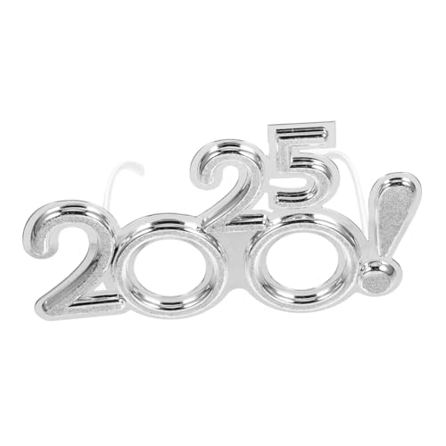 BAZEITFLOW Partybrille Silber Glitzer Exklusiv Design Lustige Foto Requisiten Festival Brille Unisex Robust Pc Material BAZEITFLOW Partybrille Silber Glitzer Exklusiv Design Lustige Foto Requisiten Festival Brille Unisex Robust Pc Material von BAZEITFLOW