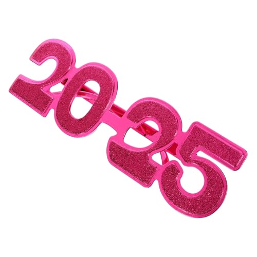 BAZEITFLOW Partybrille mit Roségoldener Glitzerbeschichtung Wiederverwendbare Leichte Neujahrs Dekobrille für Fasching Tanz und Fotos Unisex Silvester Accessoire BAZEITFLOW Partybrille mit Roségoldener Glitzerbeschichtung Wiederverwendbare Leichte Neujahrs Dekobrille für Fasching Tanz und Fotos Unisex Silvester Accessoire von BAZEITFLOW