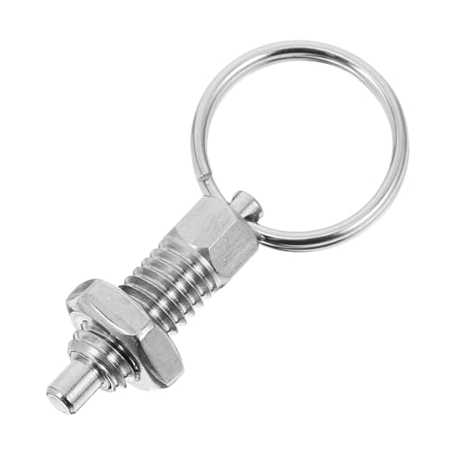 BAZEITFLOW Rastbolzen mit Zugring aus Edelstahl Federbelasteter Sicherungsbolzen Robust für Anhängertore Vielseitig Einsetzbar Einfache Montage Selbstsichernd Langlebig und BAZEITFLOW Rastbolzen mit Zugring aus Edelstahl Federbelasteter Sicherungsbolzen Robust für Anhängertore Vielseitig Einsetzbar Einfache Montage Selbstsichernd Langlebig und von BAZEITFLOW