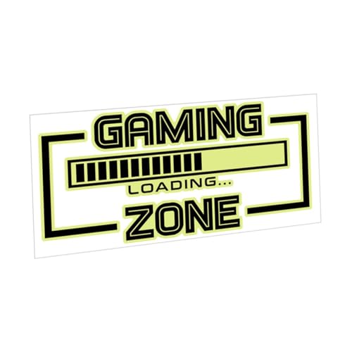 BAZEITFLOW Selbstklebendes Reflektierendes Gamer Wandtattoo mit Nachleuchteffekt Grün Leuchtender Loading Sticker Langlebiger Wandaufkleber für Kinderzimmer Party Spielzimmerdekoration BAZEITFLOW Selbstklebendes Reflektierendes Gamer Wandtattoo mit Nachleuchteffekt Grün Leuchtender Loading Sticker Langlebiger Wandaufkleber für Kinderzimmer Party Spielzimmerdekoration von BAZEITFLOW