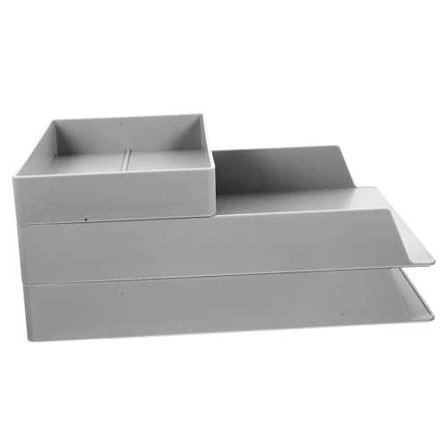 BAZEITFLOW Stapelbares Teiliges Dokumentenablage aus Robustem Abs Großer Desktop Organizer für Büro und Zuhause Multifunktionales Ablagefach für Papier Praktische Briefablage und von BAZEITFLOW