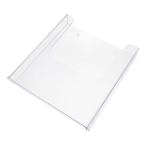 BAZEITFLOW Wandmontierter Prospekthalter Transparent Robuster und Dokumentenständer Modernes Design für Büro und Zuhause von BAZEITFLOW