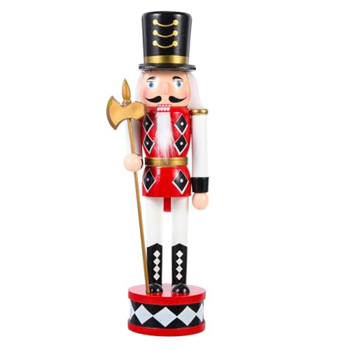 BAZEITFLOW Weihnachtlicher Holz Stehender Soldat Dekofigur für Tischdeko Weihnachten Festliche Party Holzfigur als Xmas BAZEITFLOW Weihnachtlicher Holz Stehender Soldat Dekofigur für Tischdeko Weihnachten Festliche Party Holzfigur als Xmas von BAZEITFLOW