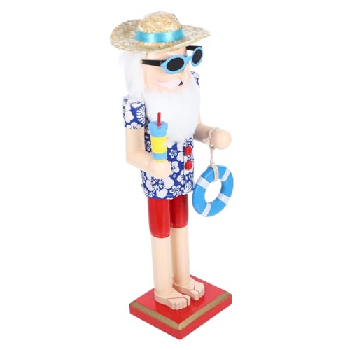 BAZEITFLOW Weihnachtlicher Holz in Hawaiianischem Stil Handgefertigte Holzfigur als Festliche Tischdekoration Einzigartige Weihnachtsornament für Gemütliche Wohnraumgestaltung BAZEITFLOW Weihnachtlicher Holz in Hawaiianischem Stil Handgefertigte Holzfigur als Festliche Tischdekoration Einzigartige Weihnachtsornament für Gemütliche Wohnraumgestaltung von BAZEITFLOW