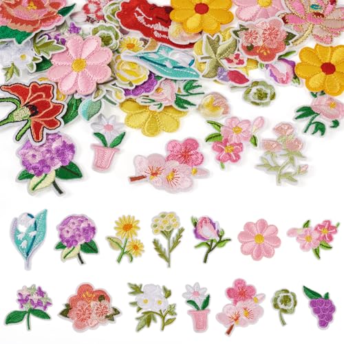 36 Stück Blumen zum Aufbügeln auf Kleidung, Beadthoven Floral Aufnäher Applikation Vintage Boho Gänseblümchen Sonnenblume Lilie Blumen Nähen Patches für Jacke Jeans T-Shirt Rucksack Hut Dekorationen 36 Stück Blumen zum Aufbügeln auf Kleidung, Beadthoven Floral Aufnäher Applikation Vintage Boho Gänseblümchen Sonnenblume Lilie Blumen Nähen Patches für Jacke Jeans T-Shirt Rucksack Hut Dekorationen von BB Beadthoven