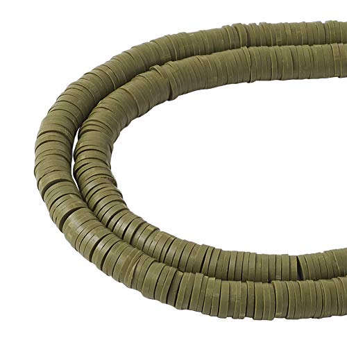 Beadthoven 10 Stränge, 6 mm, flache, runde Modelliermassen-Abstandshalter, Heishi-Perlen, Scheibe, lose Perlen für Sommer, Boho, Surfer, Armband, Perlen, DIY, Schmuckherstellung Beadthoven 10 Stränge, 6 mm, flache, runde Modelliermassen-Abstandshalter, Heishi-Perlen, Scheibe, lose Perlen für Sommer, Boho, Surfer, Armband, Perlen, DIY, Schmuckherstellung von BB Beadthoven