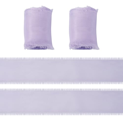 Beadthoven 10 m Polyester-Bänder, 40 mm breit, durchscheinendes Organzaband, ausgefranster Rand für Schleife, Kränze, Blumenstrauß, Kleidung, Hochzeitsdekoration, Bastelarbeiten, Flieder Beadthoven 10 m Polyester-Bänder, 40 mm breit, durchscheinendes Organzaband, ausgefranster Rand für Schleife, Kränze, Blumenstrauß, Kleidung, Hochzeitsdekoration, Bastelarbeiten, Flieder von BB Beadthoven