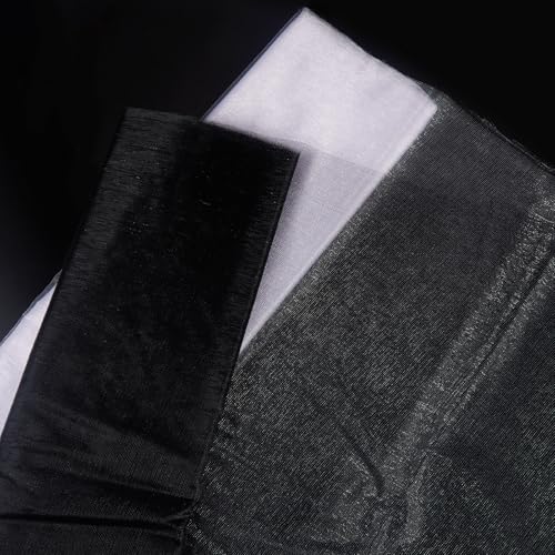 Beadthoven 2 Rollen 46 cm x 5 m Tüll Polyester Stoff Sheer Organza Rolle Schärpe Stoff für Hochzeit Geburtstag Party Bankett Hintergrund Dekor Kleidung Zubehör DIY Handwerk Schwarz Weiß Beadthoven 2 Rollen 46 cm x 5 m Tüll Polyester Stoff Sheer Organza Rolle Schärpe Stoff für Hochzeit Geburtstag Party Bankett Hintergrund Dekor Kleidung Zubehör DIY Handwerk Schwarz Weiß von BB Beadthoven