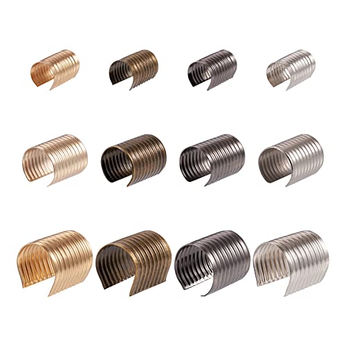 Beadthoven 300 Stück 3 Größen Lederseil Clips Faltbare Zylindrische Crimpperlen Runde Verschluss Schnur Schnur Seil Klemme für Schmuckherstellung Quaste Lederarmband Halskette Makramee DIY Handwerk Beadthoven 300 Stück 3 Größen Lederseil Clips Faltbare Zylindrische Crimpperlen Runde Verschluss Schnur Schnur Seil Klemme für Schmuckherstellung Quaste Lederarmband Halskette Makramee DIY Handwerk von BB Beadthoven
