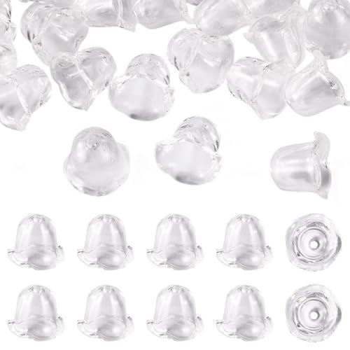 Beadthoven Acryl-Blumen-Perlenkappen, transparent, Blumenkappenende, verschiedene Tiere, Abstandshalter für DIY-Windspiele, Handwerk, Schmuckherstellung, Zubehör, transparent, 30 Stück Beadthoven Acryl-Blumen-Perlenkappen, transparent, Blumenkappenende, verschiedene Tiere, Abstandshalter für DIY-Windspiele, Handwerk, Schmuckherstellung, Zubehör, transparent, 30 Stück von BB Beadthoven