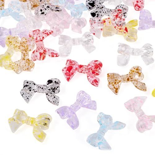 Beadthoven Acryl-Schleifenperlen, 8 Farben, transparent, zweifarbig, niedlich, Abstandshalter, Bastelperlen für selbstgemachte Armbänder, Halsketten, Schlüsselanhänger, Ornamente, Schmuckherstellung Beadthoven Acryl-Schleifenperlen, 8 Farben, transparent, zweifarbig, niedlich, Abstandshalter, Bastelperlen für selbstgemachte Armbänder, Halsketten, Schlüsselanhänger, Ornamente, Schmuckherstellung von BB Beadthoven