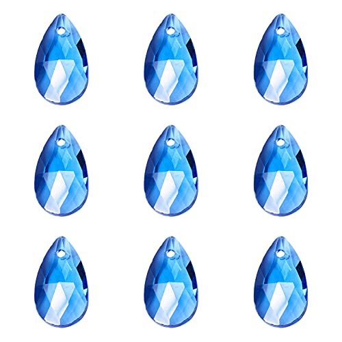 Beadthoven Glasperlen in Tropfenform, königsblau, facettiert, Kristallperlen, oben gebohrt, baumelnde Anhänger für Jwewelry Herstellung, Kronleuchter, Heimdekoration, Loch: 1 mm, 100 Stück Beadthoven Glasperlen in Tropfenform, königsblau, facettiert, Kristallperlen, oben gebohrt, baumelnde Anhänger für Jwewelry Herstellung, Kronleuchter, Heimdekoration, Loch: 1 mm, 100 Stück von BB Beadthoven