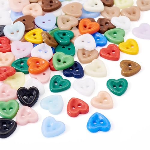 Beadthoven Knöpfe in Herzform, 2 Löcher, helle lebendige Farben, flache Rückseite, Nähknöpfe, Porzellan, Glas, für Stricken, Kunst, Kleidung, Pullover, Hemden, Mantel, Hut, Zubehör, DIY, Malerei, 12 Beadthoven Knöpfe in Herzform, 2 Löcher, helle lebendige Farben, flache Rückseite, Nähknöpfe, Porzellan, Glas, für Stricken, Kunst, Kleidung, Pullover, Hemden, Mantel, Hut, Zubehör, DIY, Malerei, 12 von BB Beadthoven