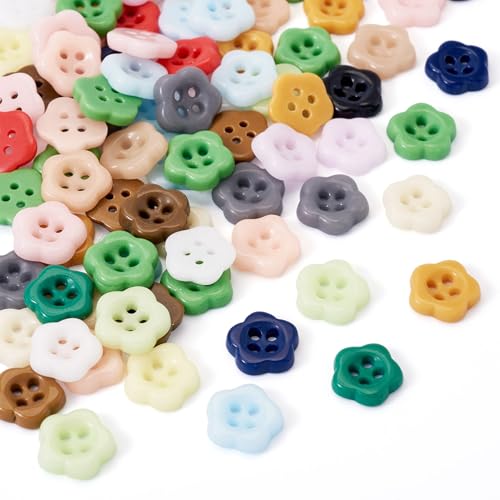 Beadthoven Knöpfe mit Blumenmuster, 2 Löcher, gemischte Farben, flache Rückseite, Nähknöpfe, Porzellan, Glas, für Stricken, Kunst, Kleidung, Pullover, Hemden, Mantel, Hut, Zubehör, DIY, Malerei, 12 mm Beadthoven Knöpfe mit Blumenmuster, 2 Löcher, gemischte Farben, flache Rückseite, Nähknöpfe, Porzellan, Glas, für Stricken, Kunst, Kleidung, Pullover, Hemden, Mantel, Hut, Zubehör, DIY, Malerei, 12 mm von BB Beadthoven