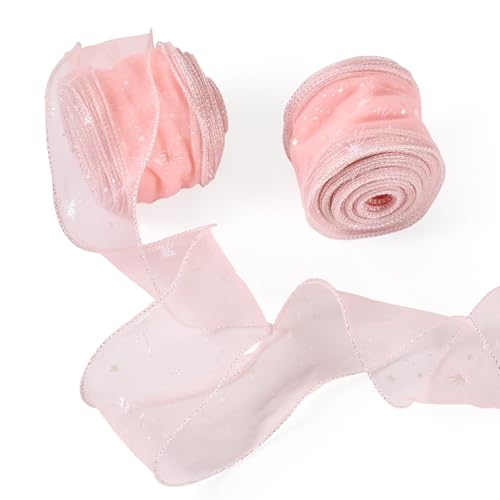 Beadthoven Netzbänder mit Sternmuster, Glitzer, Polyester, Tüllband, ausgefallener Tüllstoff für Kleidung, Rock, Schleifen, Verpackung, Weihnachten, Heimdekoration, Perlrosa Beadthoven Netzbänder mit Sternmuster, Glitzer, Polyester, Tüllband, ausgefallener Tüllstoff für Kleidung, Rock, Schleifen, Verpackung, Weihnachten, Heimdekoration, Perlrosa von BB Beadthoven