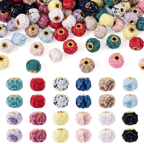 Beadthoven weiche Puffperlen für DIY-Stifte, flauschige Stoff-Pompons, Perlen, gemischt, bunt, großes Loch, Rondelle, Häkel-Abstandshalter, Schmuck, Schlüsselanhänger, handgefertigt, Bastelbedarf, 15 Beadthoven weiche Puffperlen für DIY-Stifte, flauschige Stoff-Pompons, Perlen, gemischt, bunt, großes Loch, Rondelle, Häkel-Abstandshalter, Schmuck, Schlüsselanhänger, handgefertigt, Bastelbedarf, 15 von BB Beadthoven