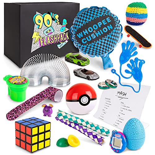 BB Design Flashback für all Ihre Lieblingsspielzeuge aus den 90er Jahren mit dieser lustigen Nostalgie-Geschenkbox BB Design Flashback für all Ihre Lieblingsspielzeuge aus den 90er Jahren mit dieser lustigen Nostalgie-Geschenkbox von BB Design