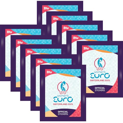 Topps Official Women's Euro 2025 Switzerland - 10x Sticker Packs Fußball Frauen Karten und BB-Toy-Trades Toploader Topps Official Women's Euro 2025 Switzerland - 10x Sticker Packs Fußball Frauen Karten und BB-Toy-Trades Toploader von BB-Toy-Trades