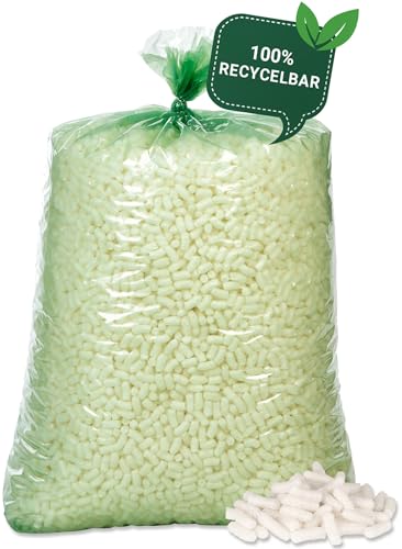 BB-Verpackungen 5x 300 Liter BIO-Verpackungschips SMALL (5 Beutel) | antistatisches Füllmaterial, leichte Polsterchips und 100% biologisch abbaubar von BB-Verpackungen