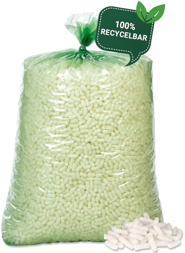 1500 Liter BIO Verpackungschips weiß ca. 1,5 x 4 cm Füllmaterial Packpolster Polsterchips SMALL von BB-Verpackungen